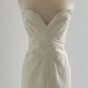 Strapless sweetheart dress